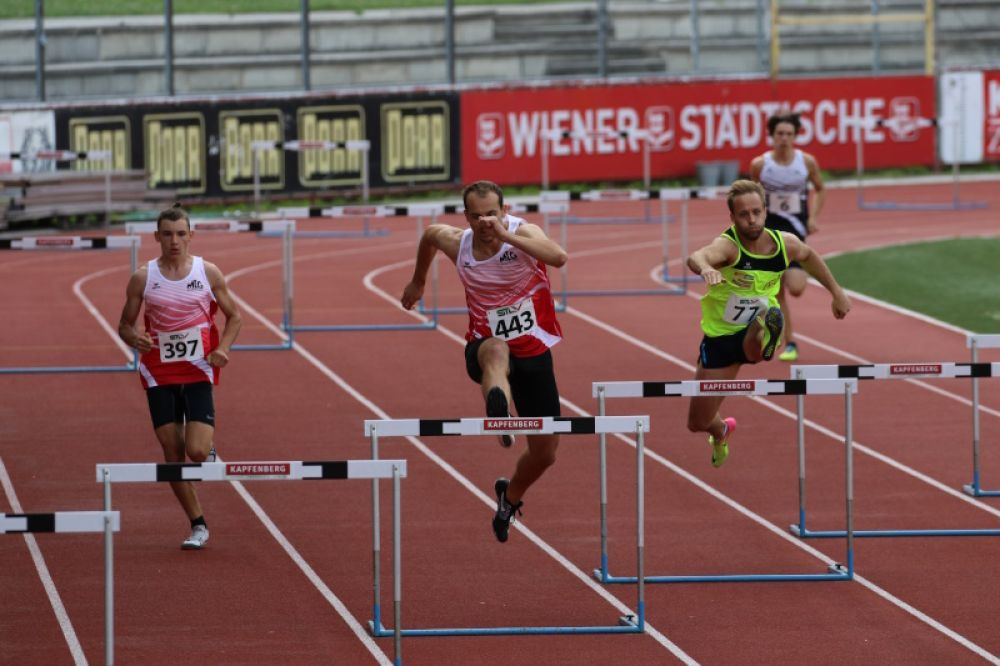 Wettkampf im Stadion Kapfenberg